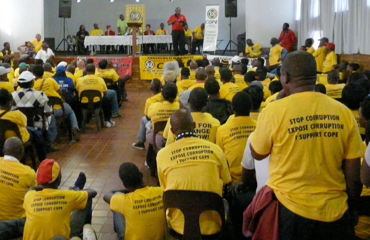 Soweto: Mosuioa Lekota's crude but effective message