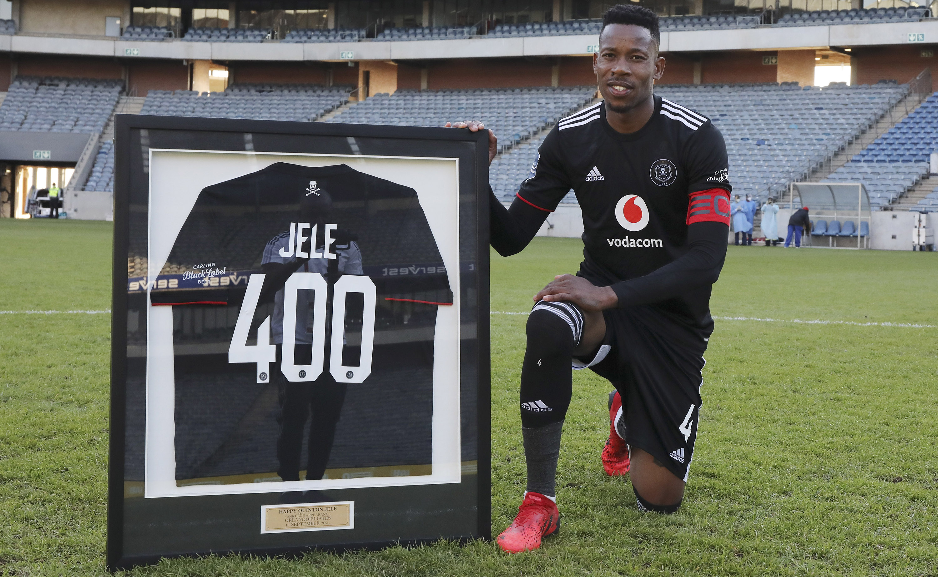 Happy Jele has given ‘The Ghost’ much to smile about after his 400 milestone