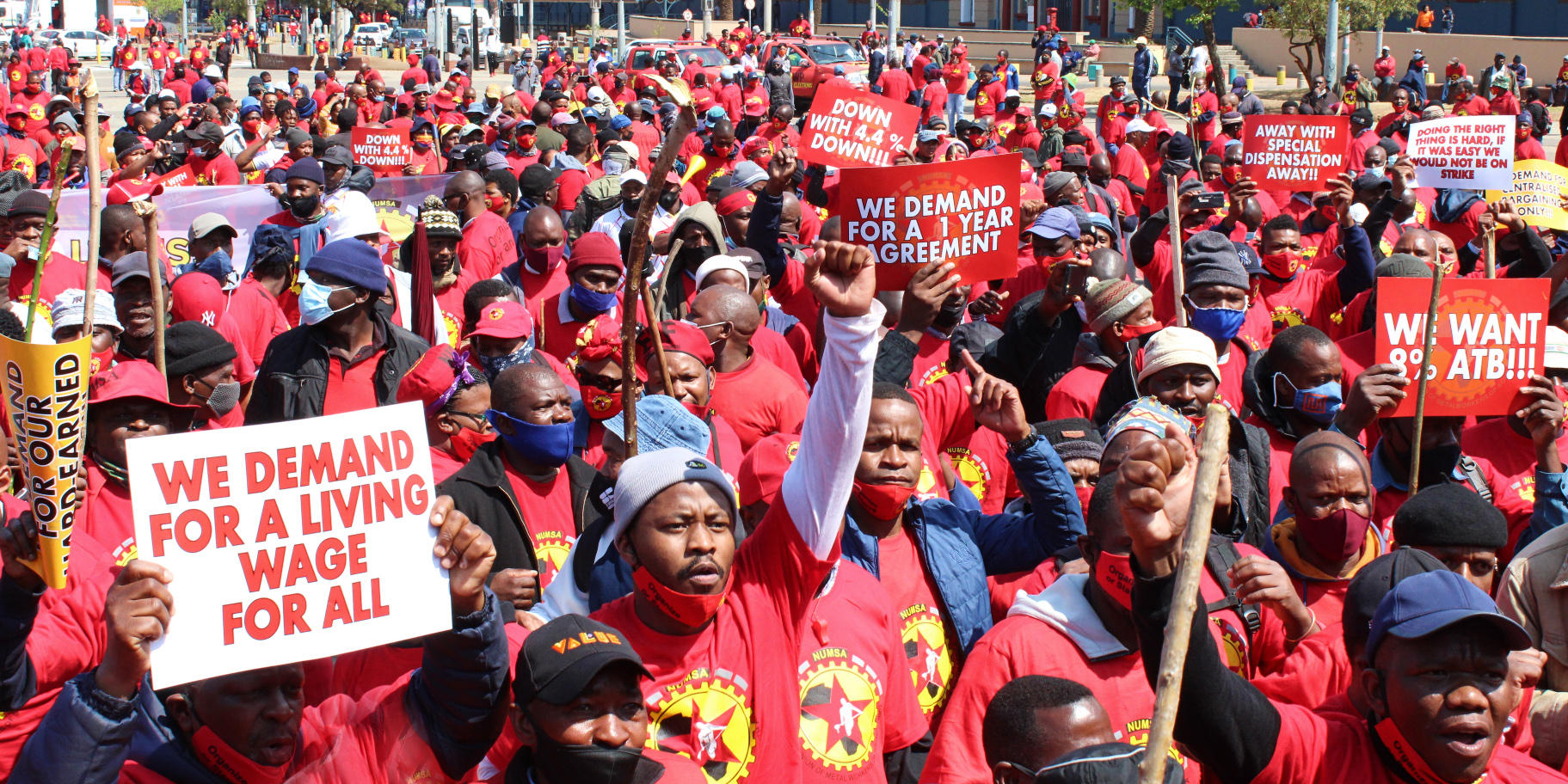 Strike season: Steel workers countrywide down tools, demanding 8% wage hike