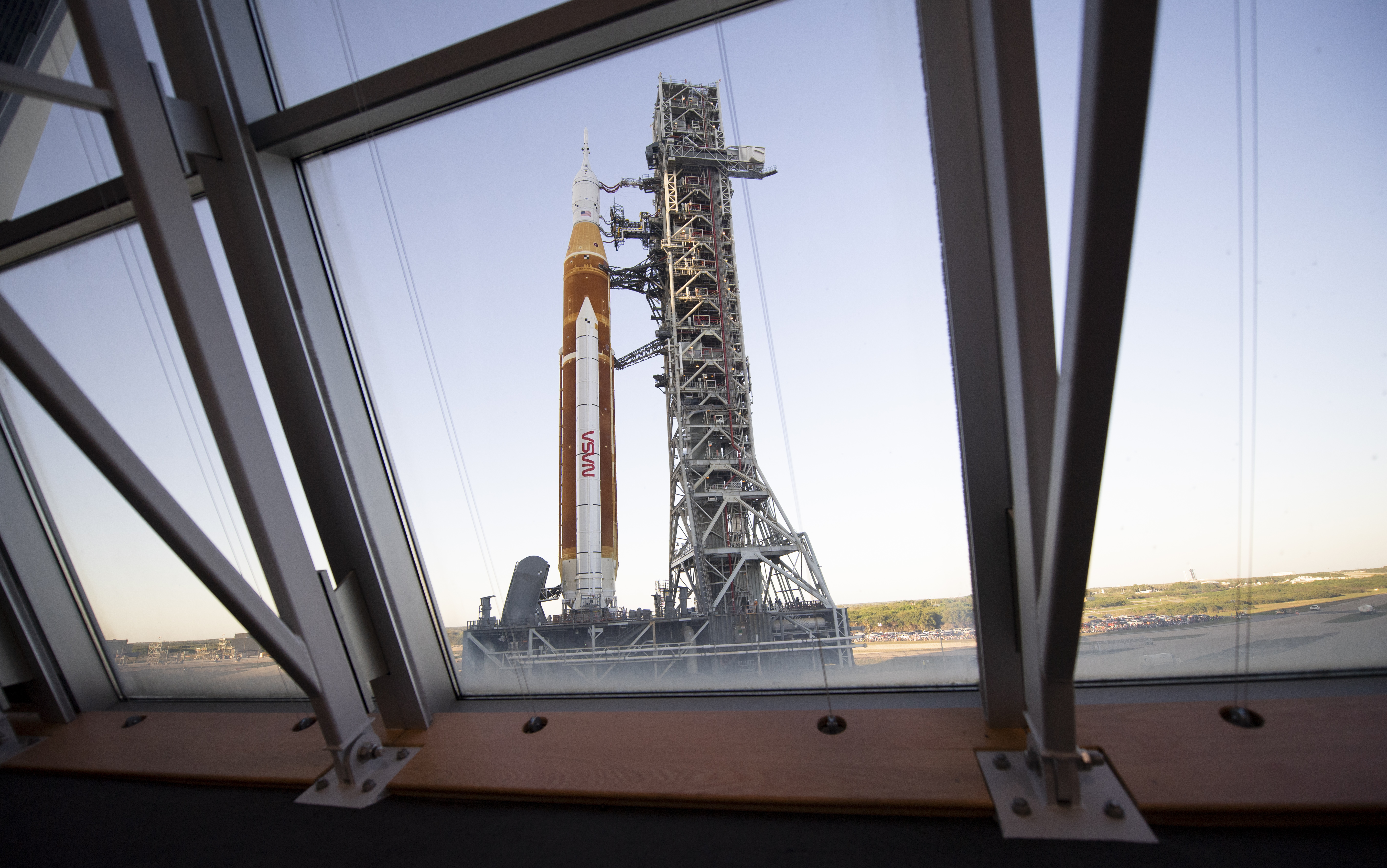 Nasa's mega-moon rocket ready for liftoff on eve of debut Artemis mission