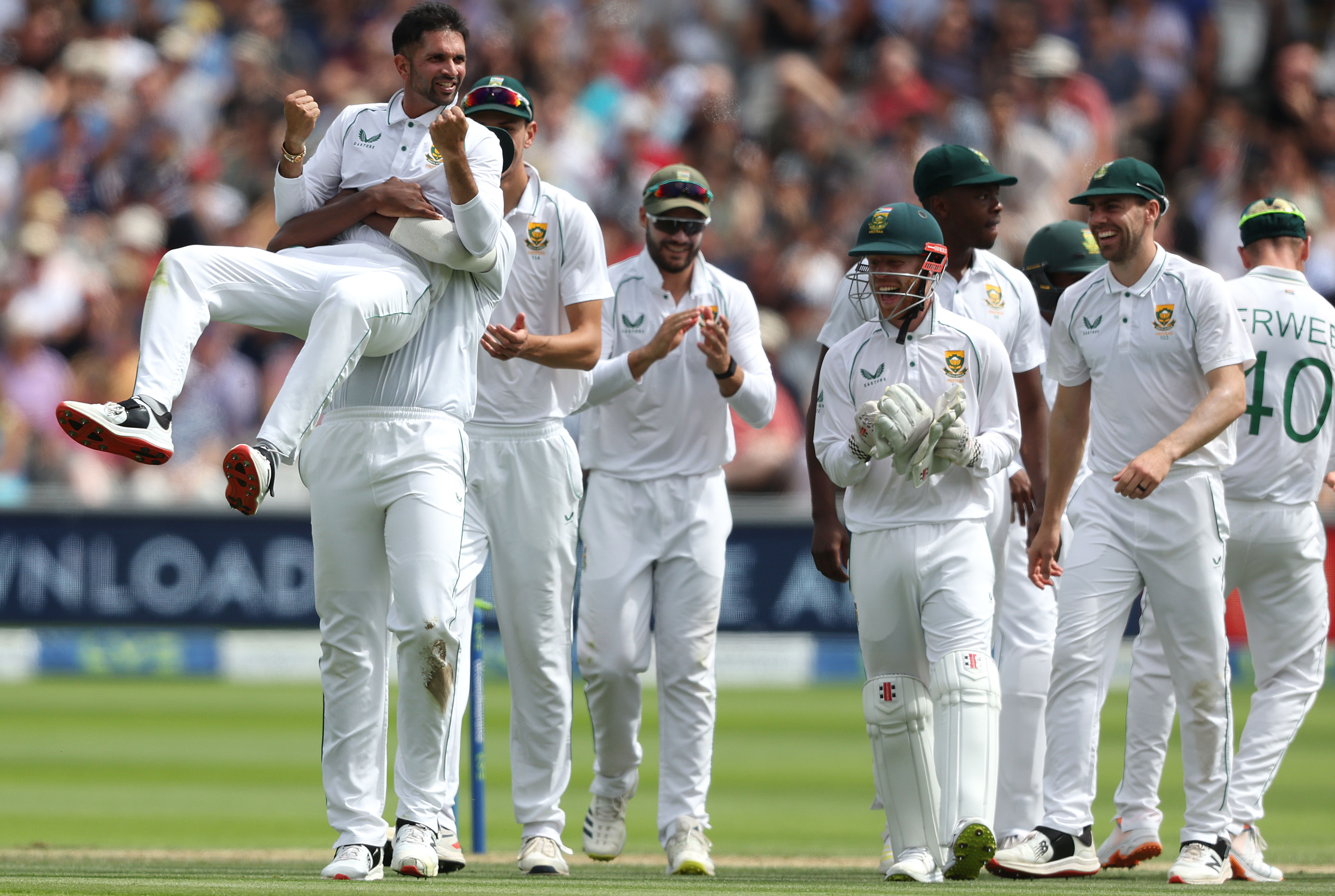 Proteas’ Maharaj wants more runs from batters, while England vow to ‘come harder’