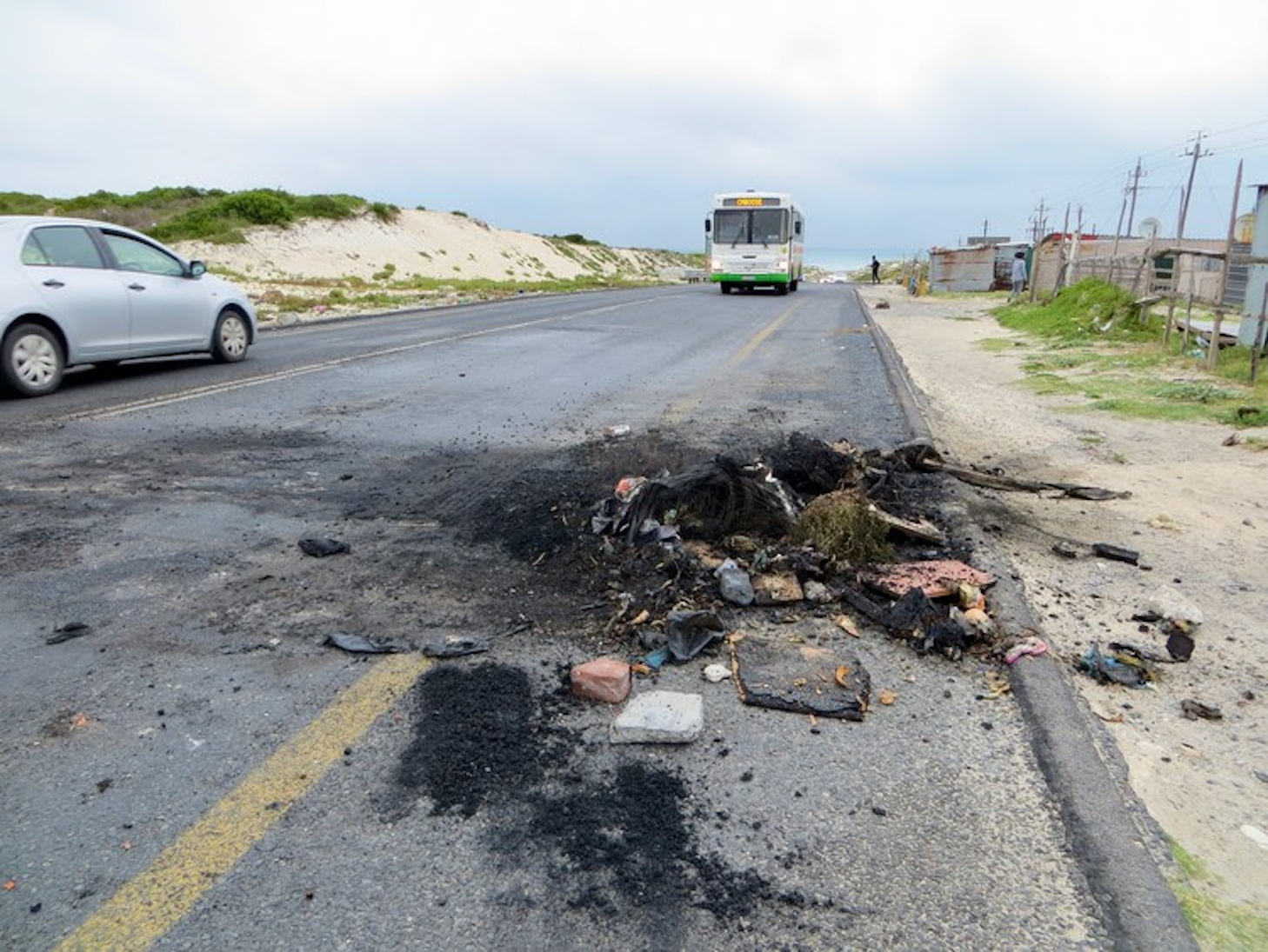 'We don’t have a single tap here,' says community leader of 280 families living in Cape Town informal settlement