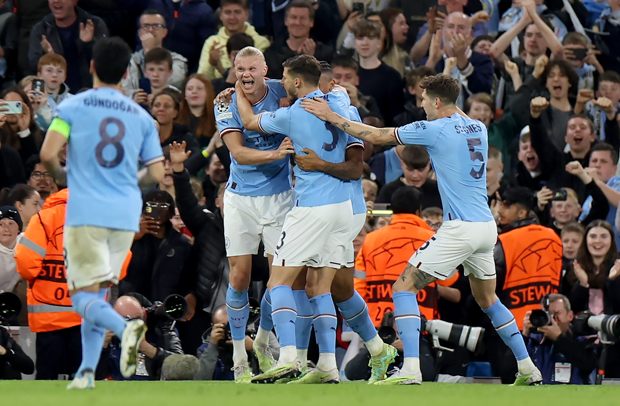 Manchester City on cusp of joining elite list of European treble winners