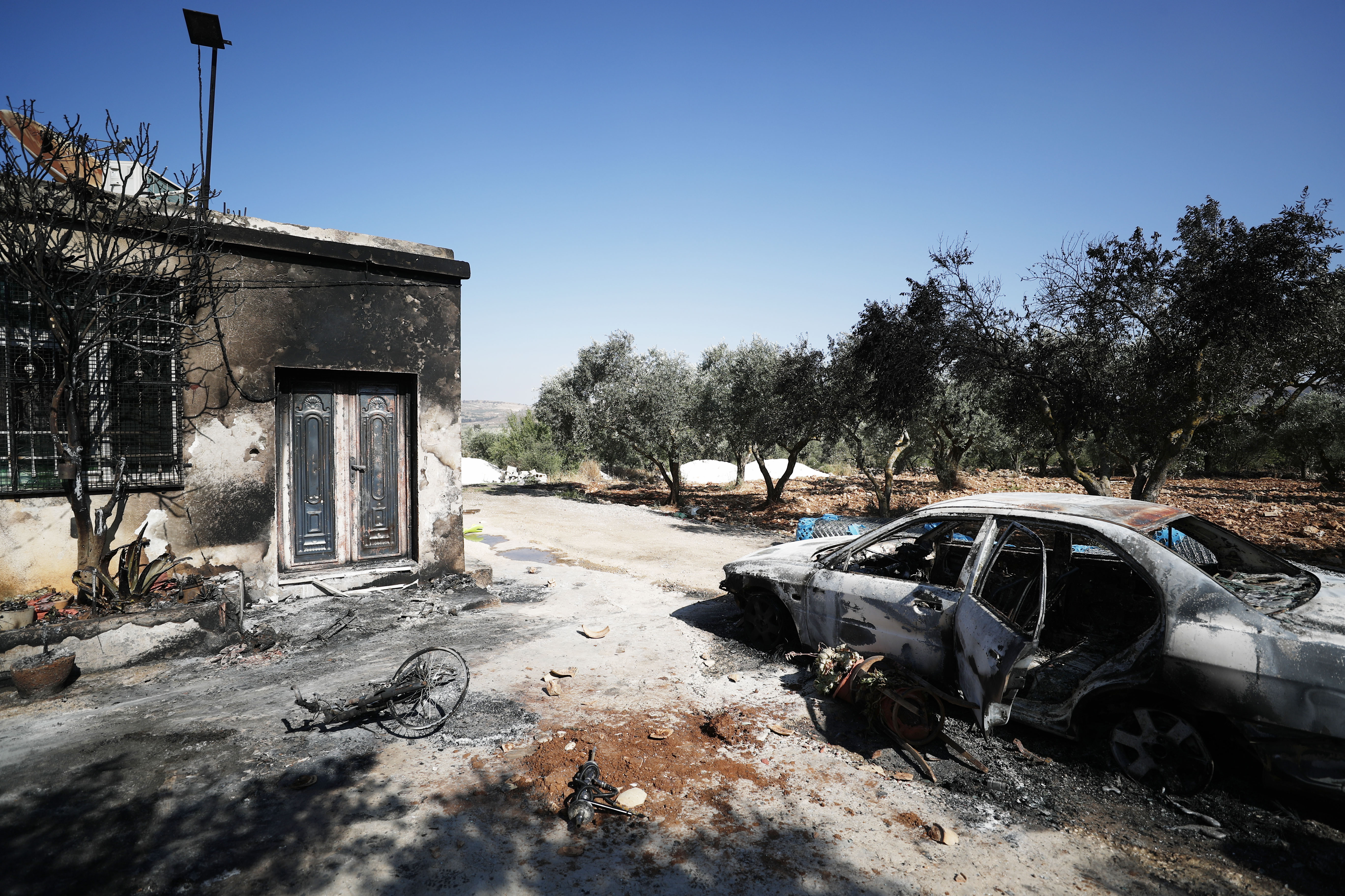 Israeli military says it fired drone at militants in vehicle in West Bank