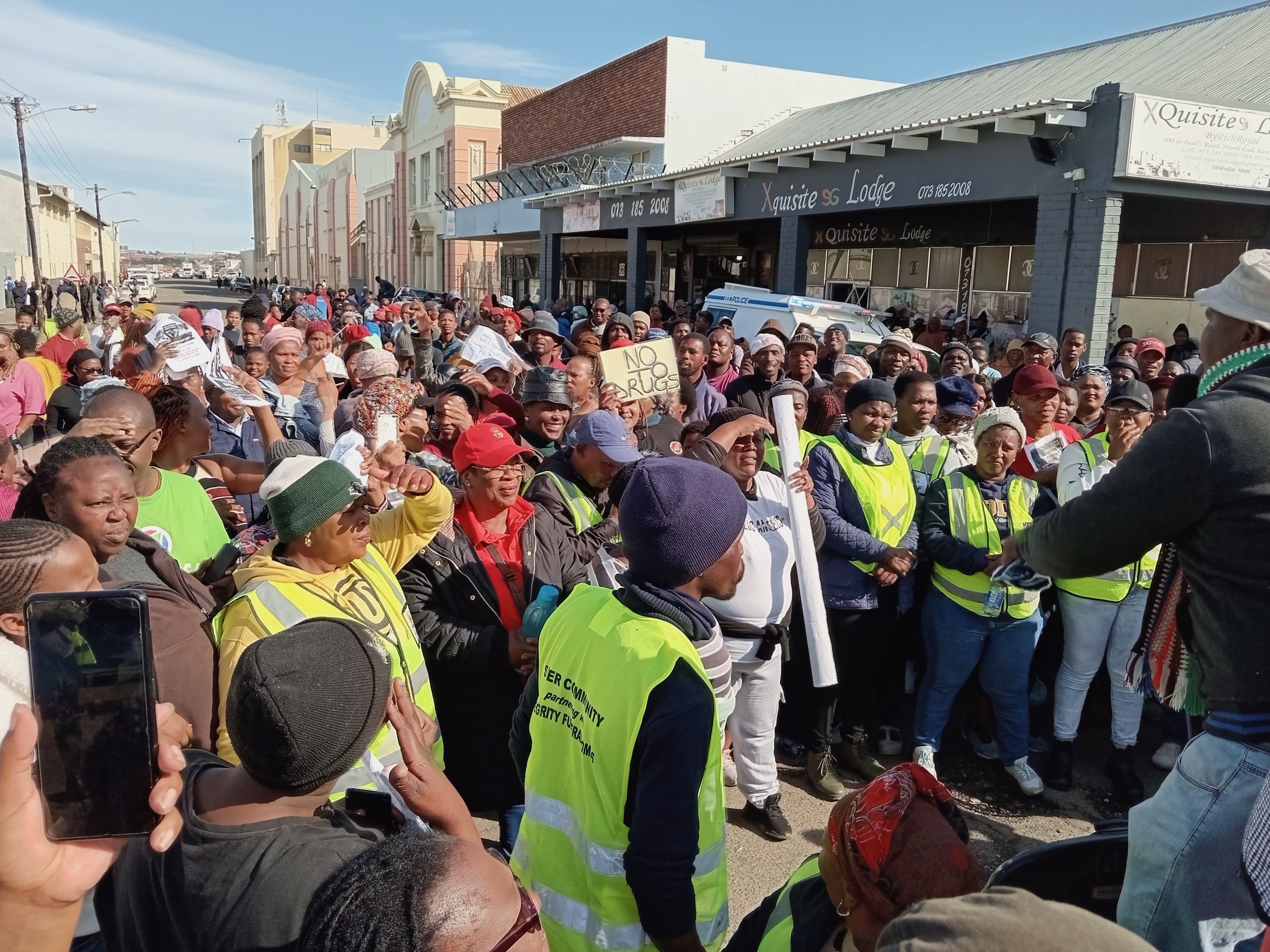 Enyobeni Tavern tragedy aftermath — protesters demand taverns be shut down in central East London