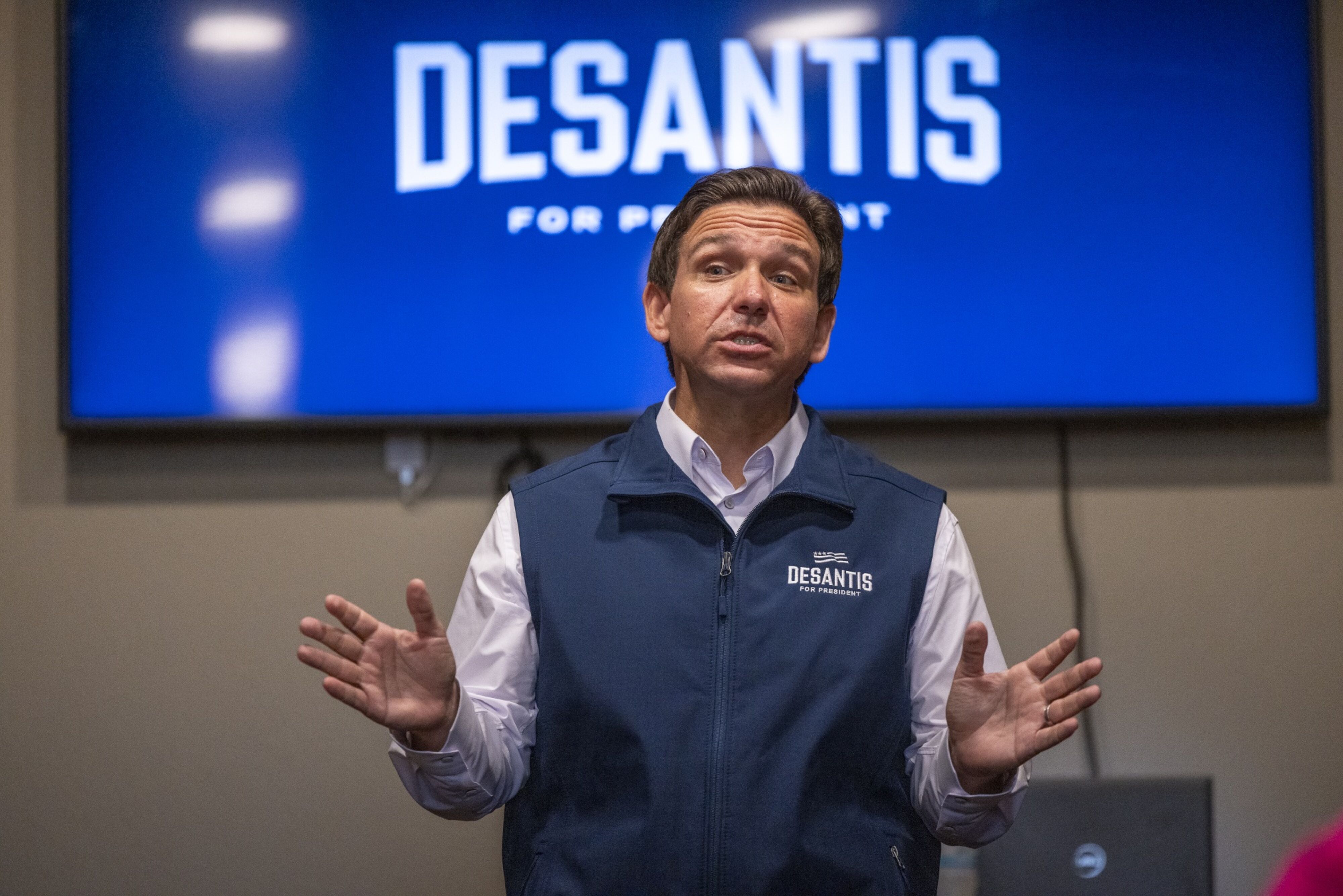 Ron DeSantis lays off more than a third of his 2024 campaign staff