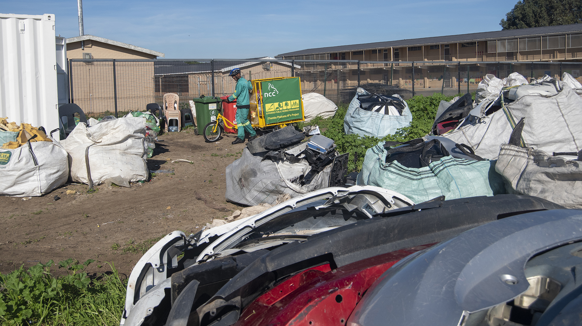 Cape Town learners are turning junk into money to upgrade their schools — and cleaning up their neighbourhoods