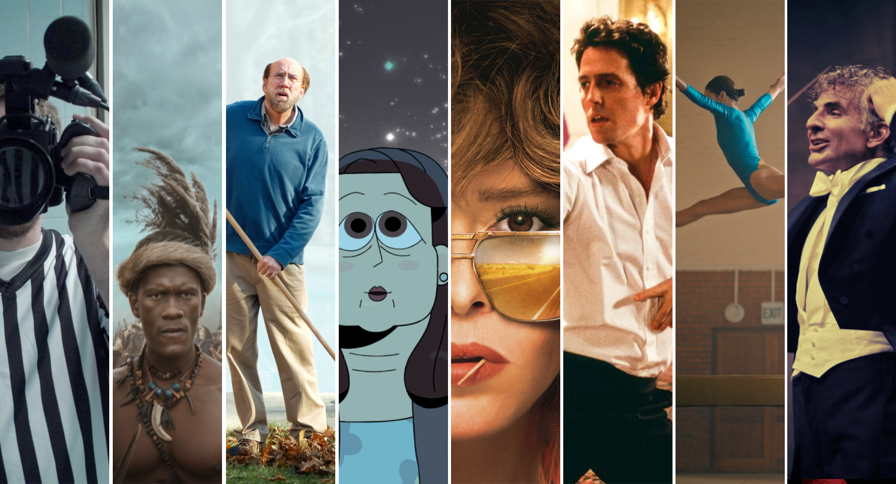 On your screens in December: Natalie Portman as a home-wrecker, Bradley Cooper as Leonard Bernstein, and Nicholas Cage as a hilariously hapless family man