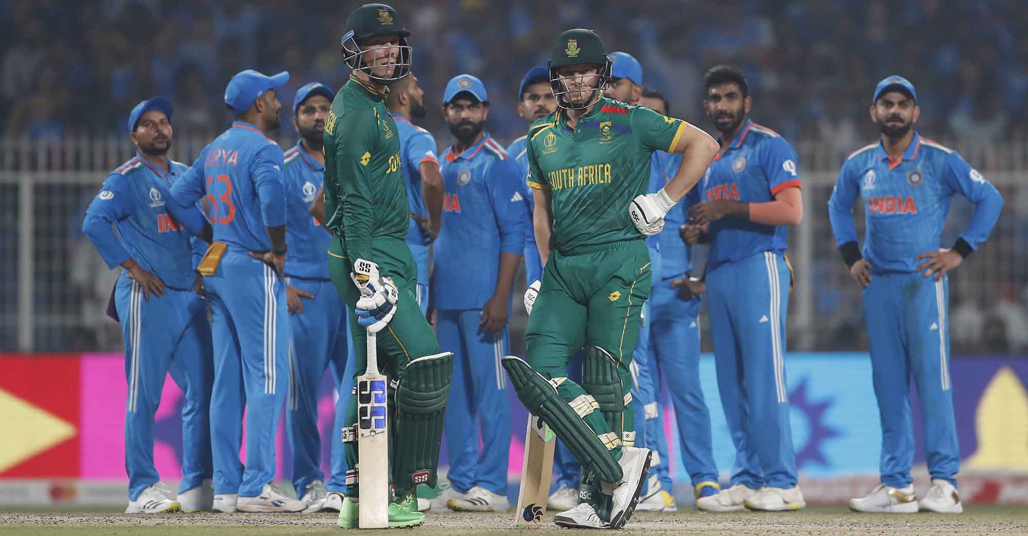 Kohli and Jadeja secure India’s record Cricket World Cup victory over pedestrian Proteas