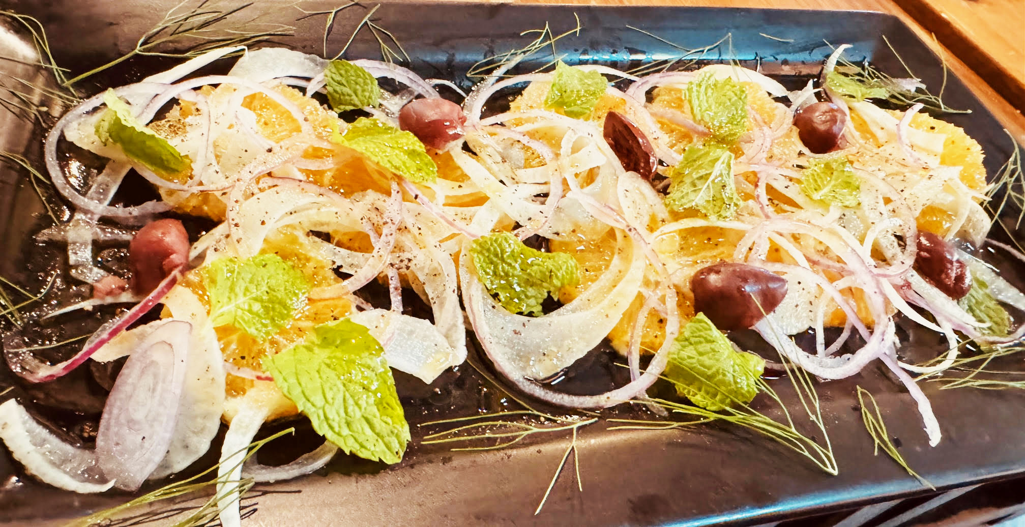 Sicilian orange salad, a fresh taste of winter