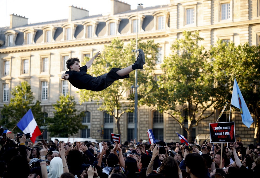 Celebrations after French left election victory, and more from around the world