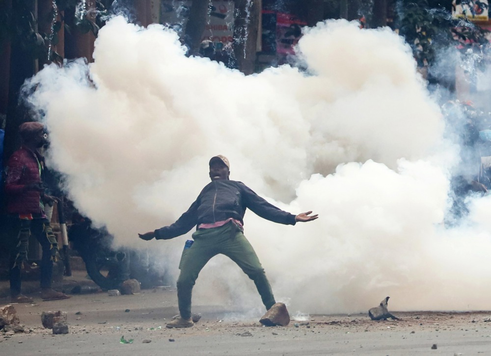 'Occupy CBD' anti-government protest, and more from around the world