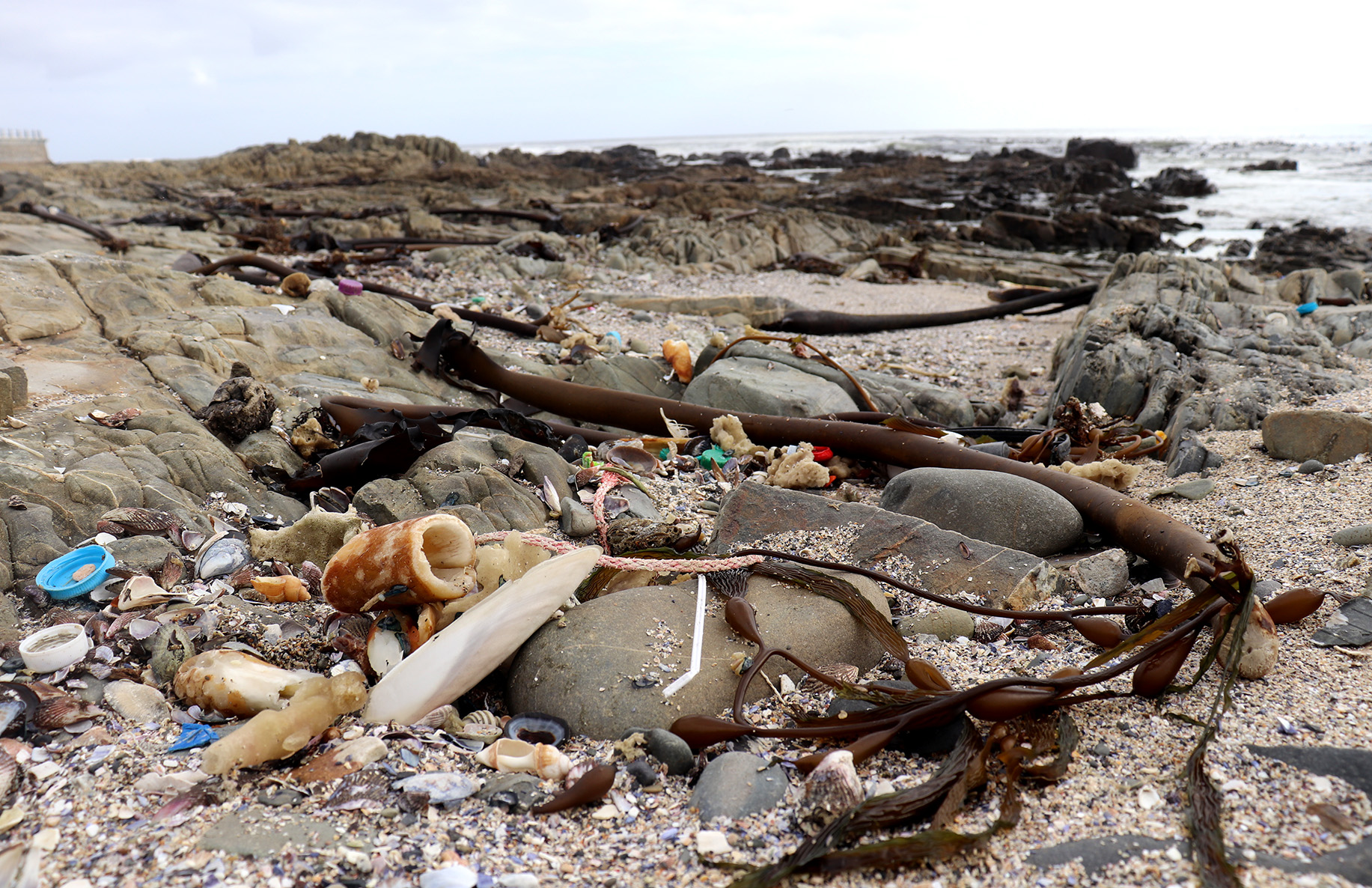 Plastic Pollution - Western Cape winter storms leave piles of garbage along rivers and beaches