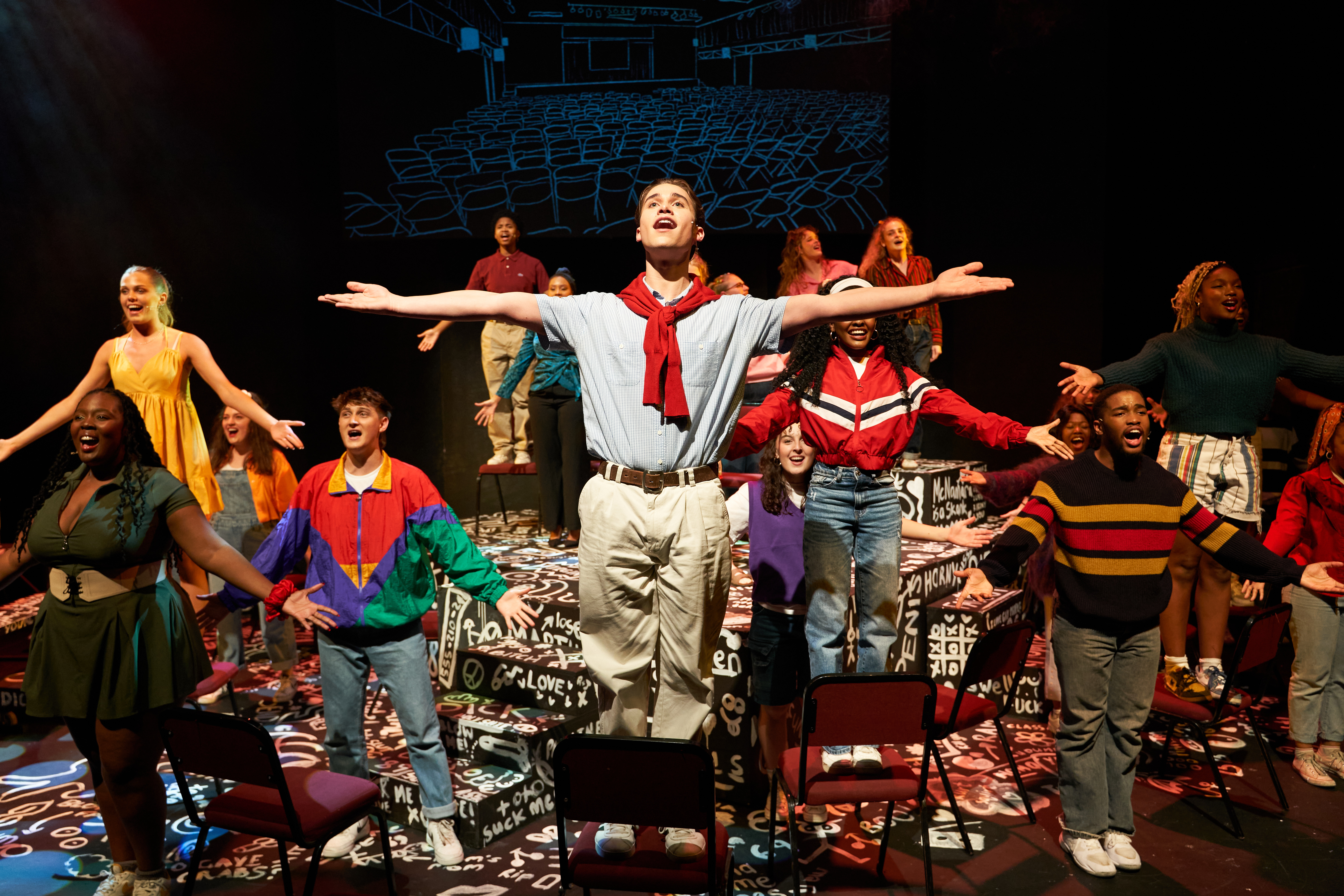 Heathers is a singing, swinging, laugh-out-loud musical about the darker side of teen angst