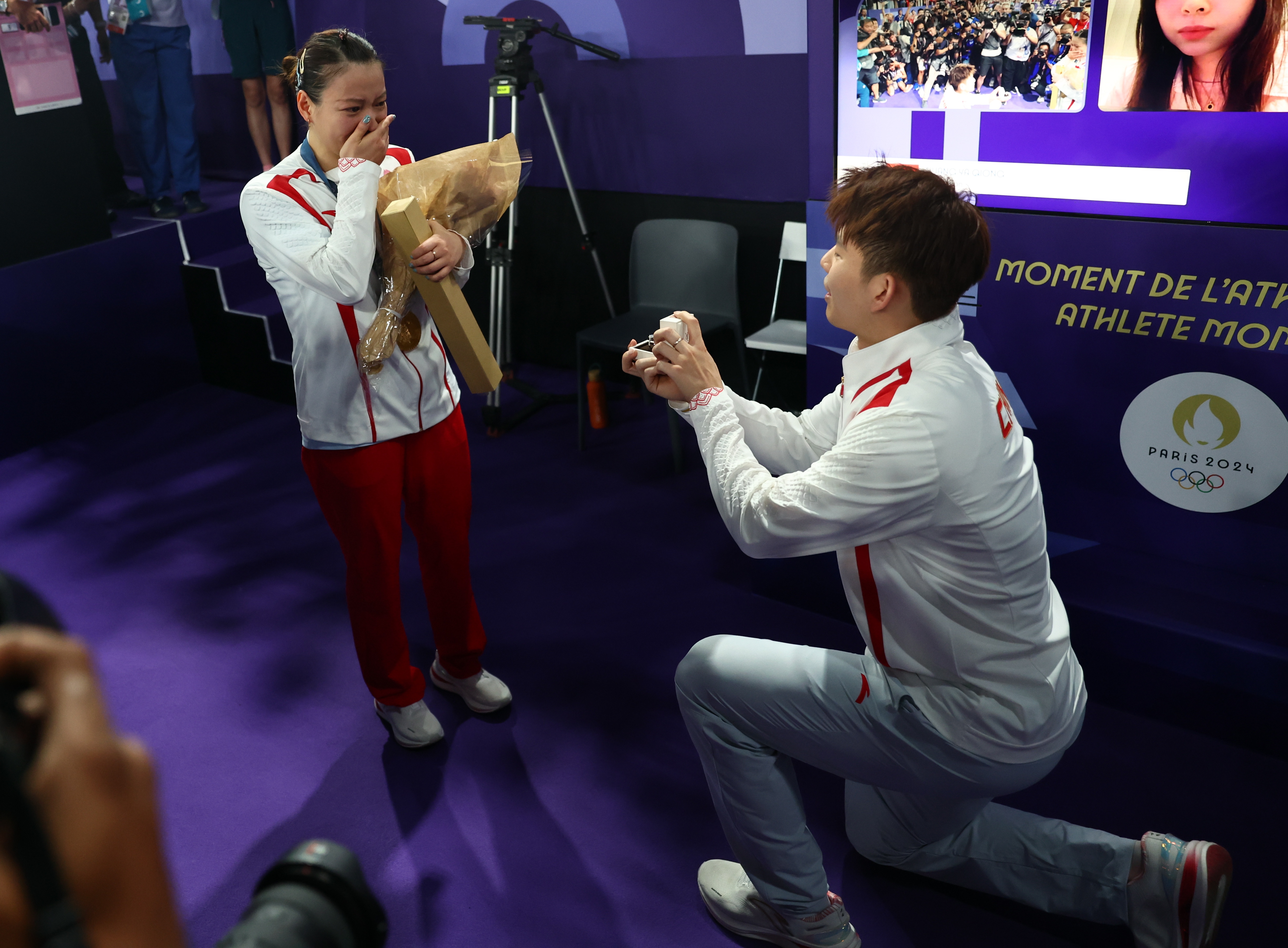 Love at the Paris Olympics — On your marks, get set… Will you marry me?