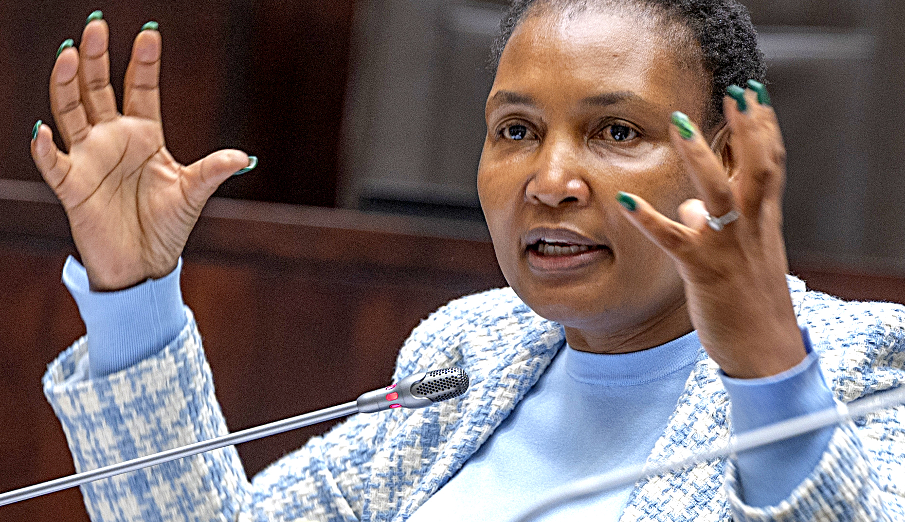 Ramaphosa axes Simelane as justice minister — but keeps her in the Cabinet
