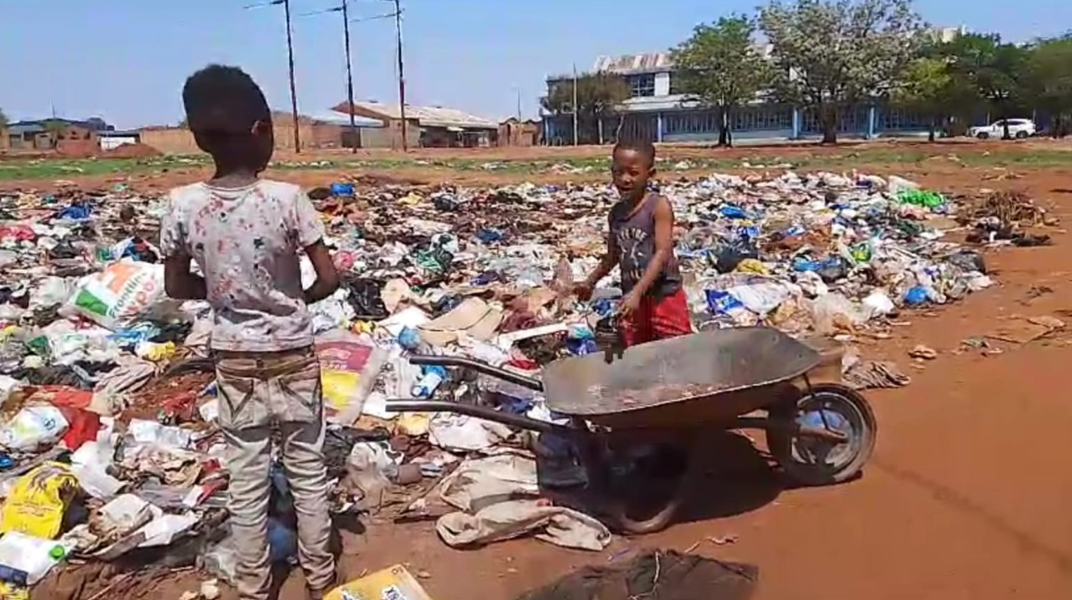 Pikitup hasn't cleared dumping sites the size of three soccer pitches in a decade, Thembelihle residents say