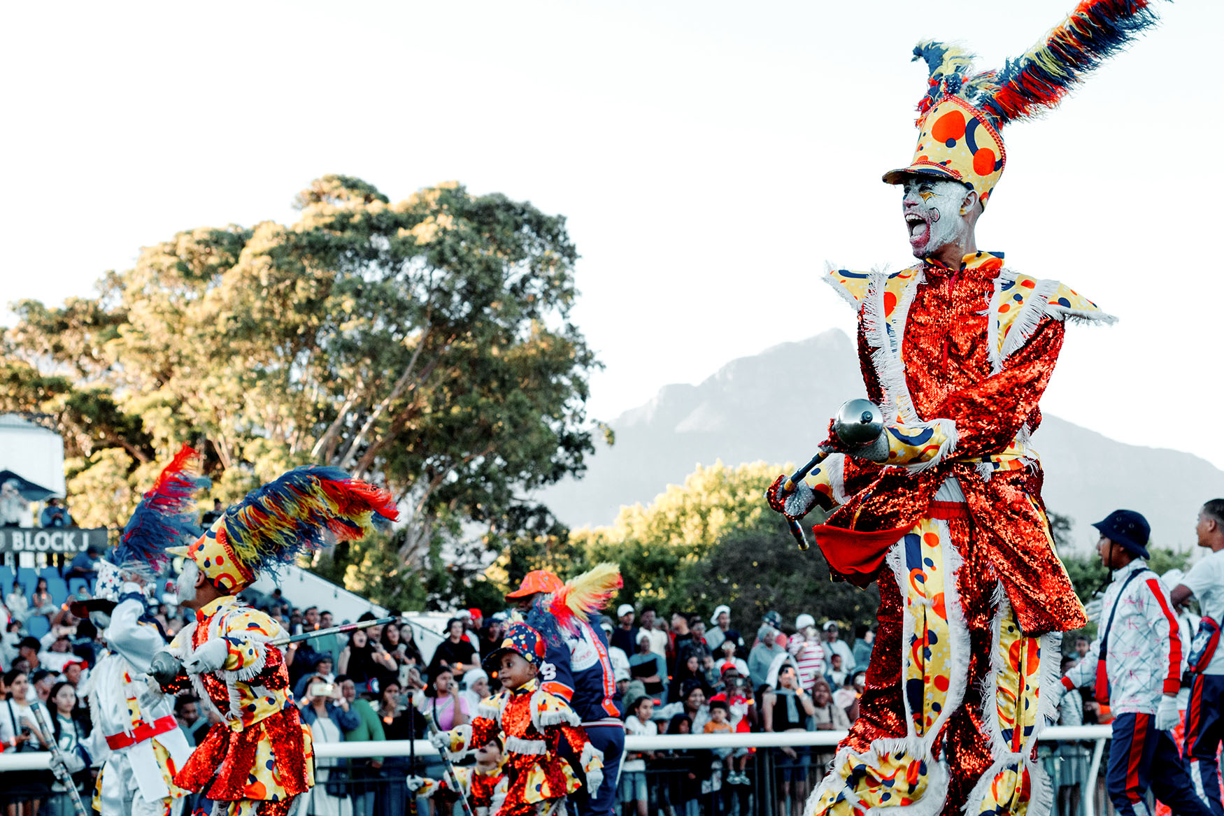 Local seamstresses create the flamboyant garments for Tweede Nuwejaar. Their influence stretches much further