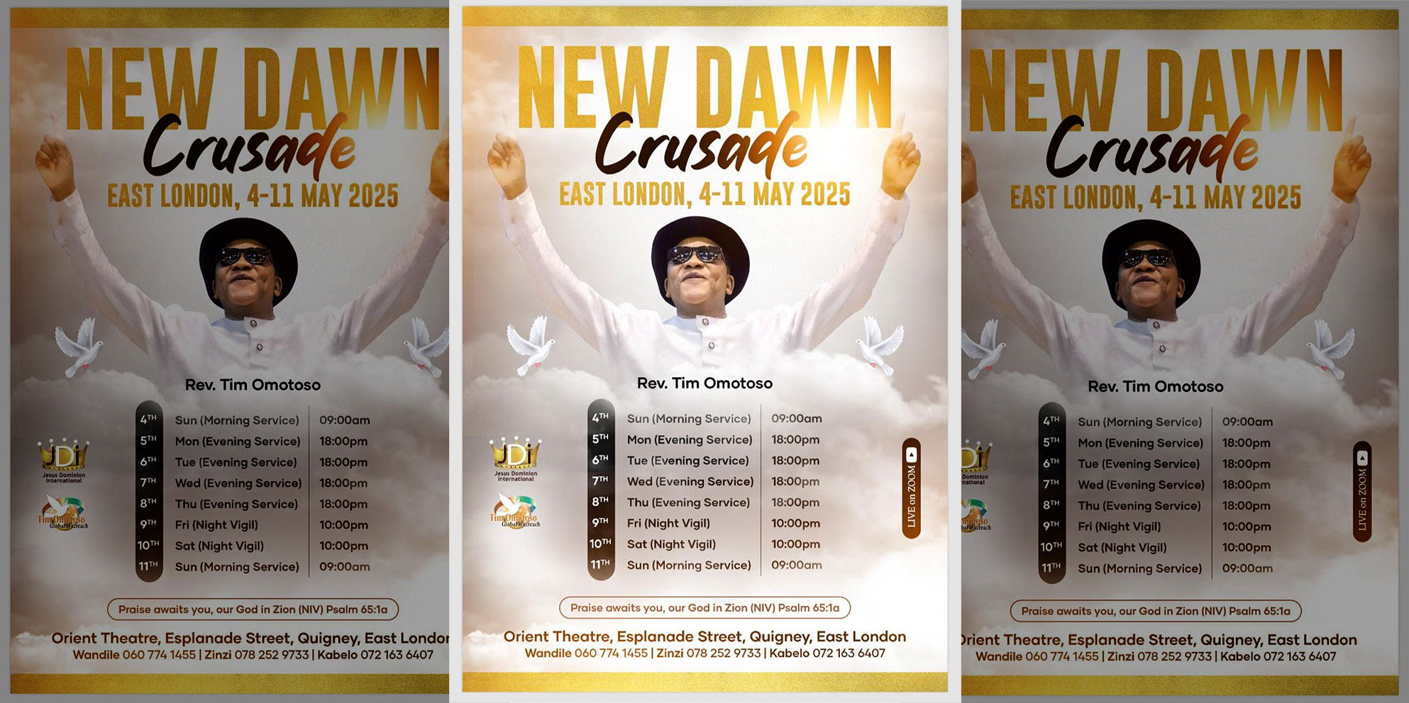 Controversial pastor’s 'New Dawn' march stumbles as Buffalo City says he is not welcome