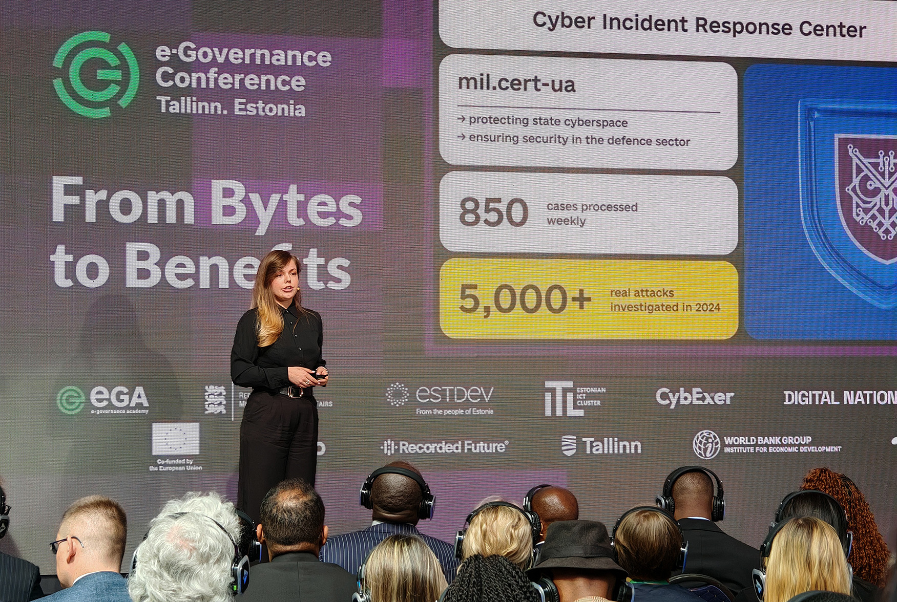 Stalking Minister Schreiber at the e-Governance Conference in Estonia