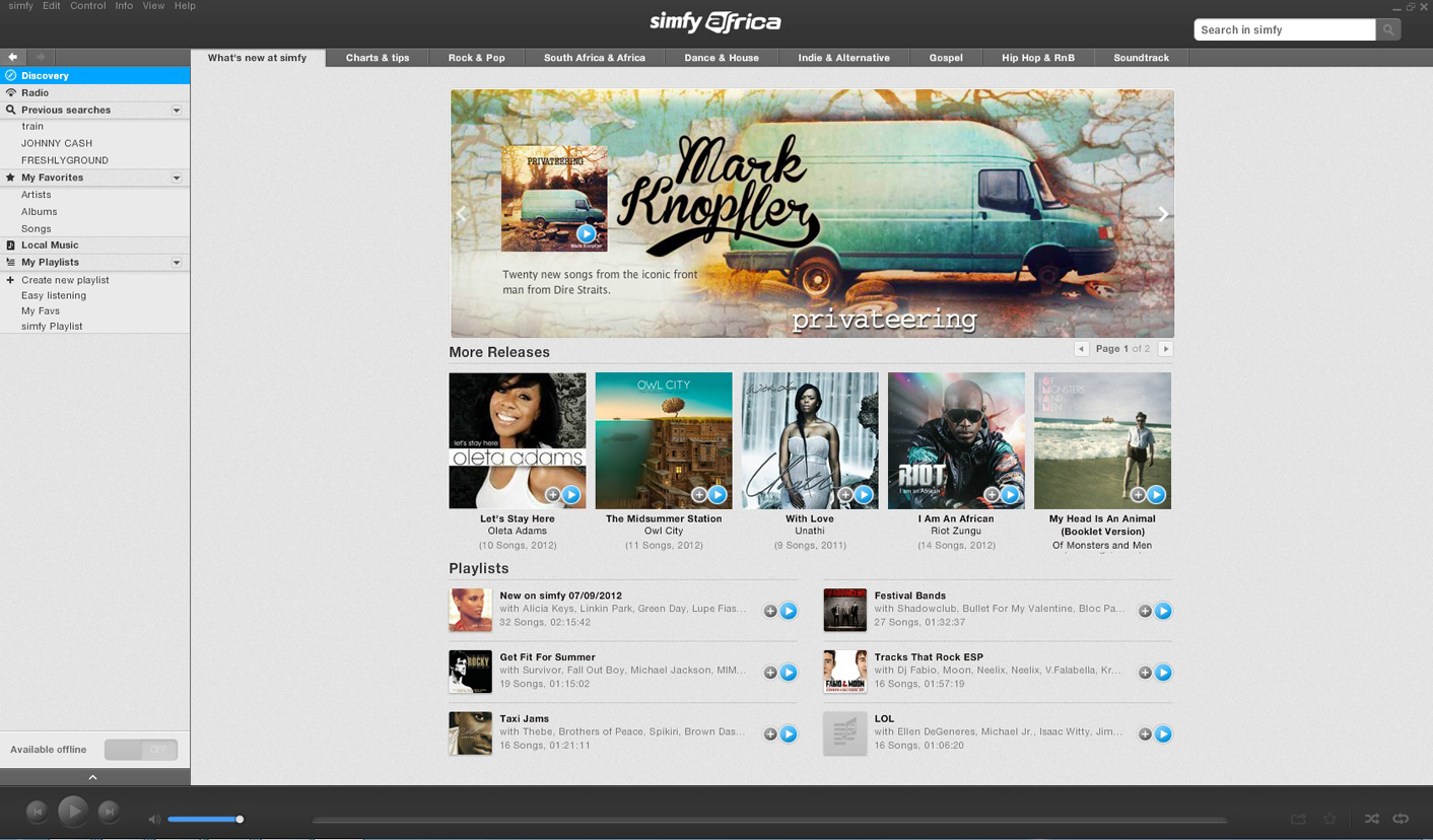 Unleashed: SA's first streaming music service, Simfy
