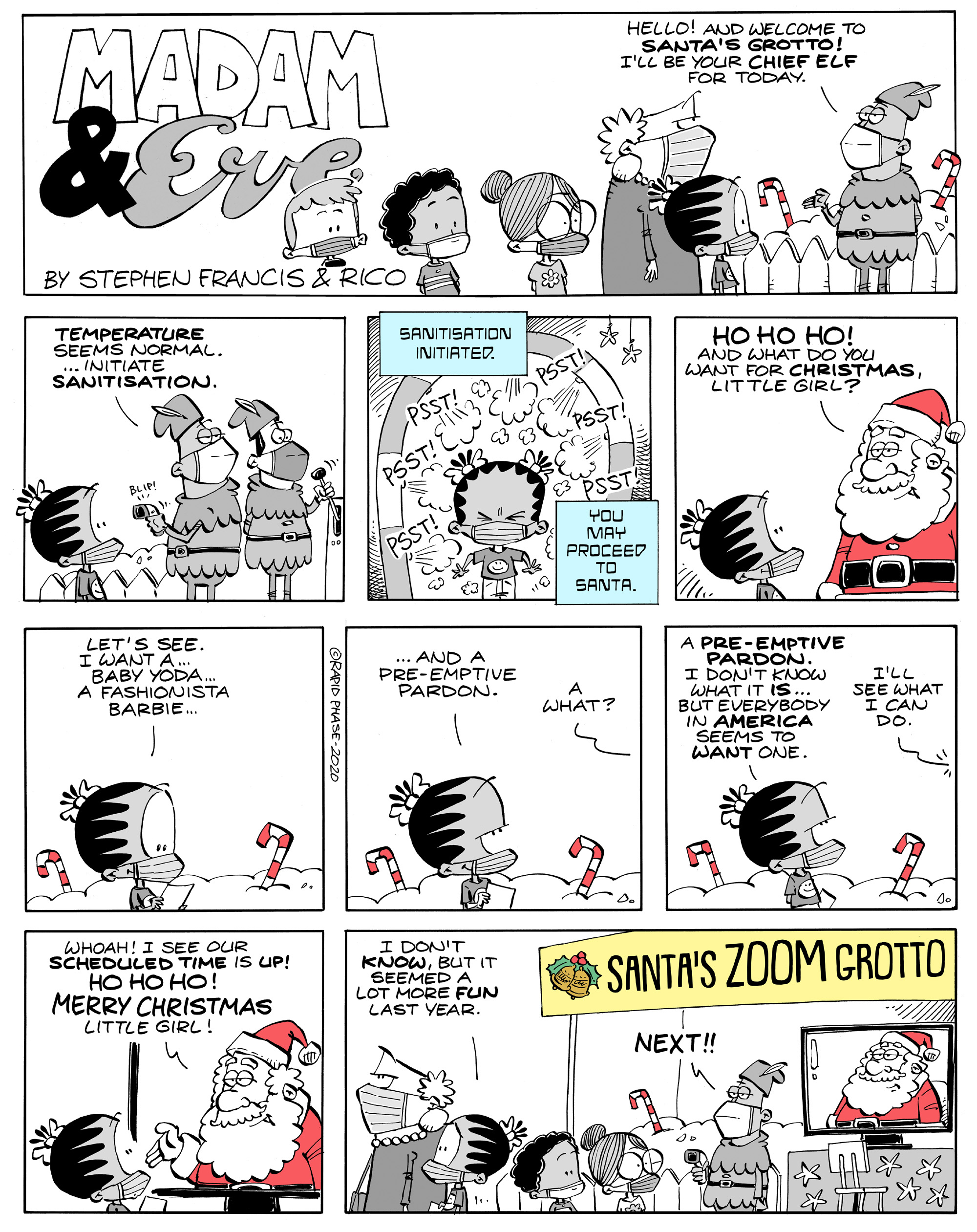 Santa Claus Is Zooming To Town