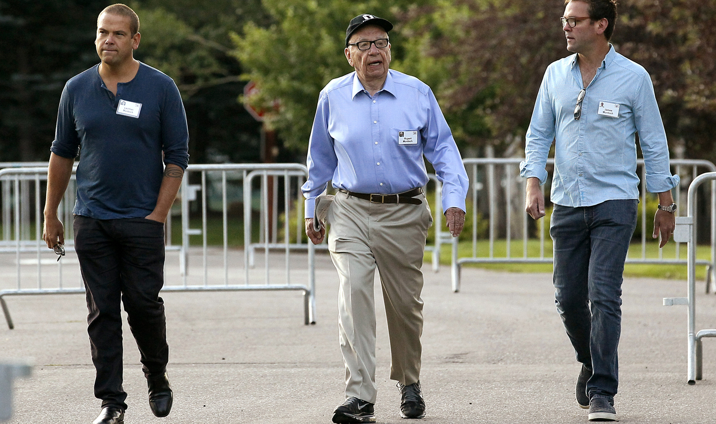 Murdoch sets up sons to take over media empire