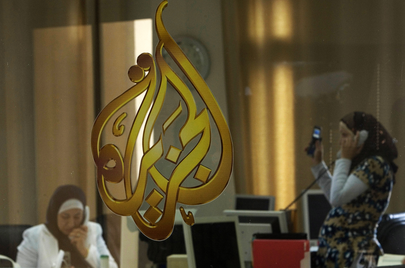 Al Jazeera: In the centre of every Arab storm, now off air in Egypt - kind of