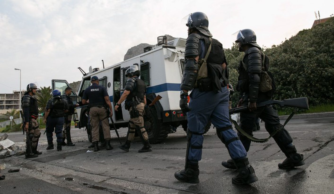 Police fire stun grenades at residents protesting demolition that left 10 homeless