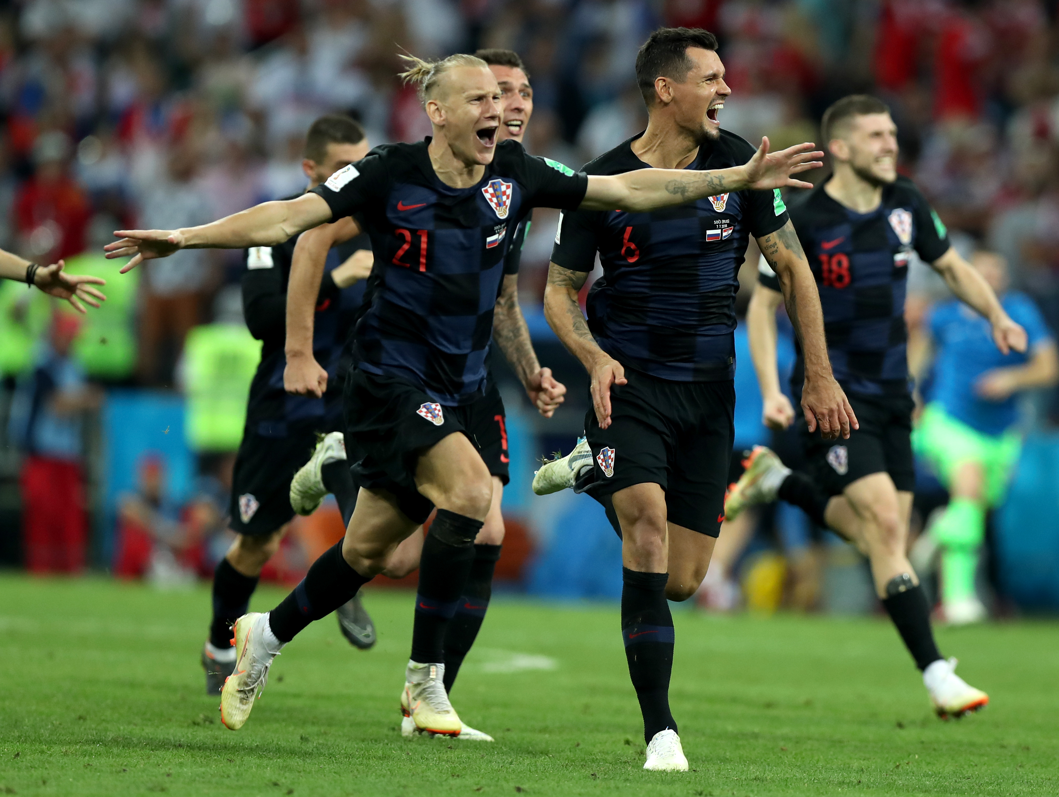 In Pictures: Croatia livin' la Vida loca as Russia bottle penalties