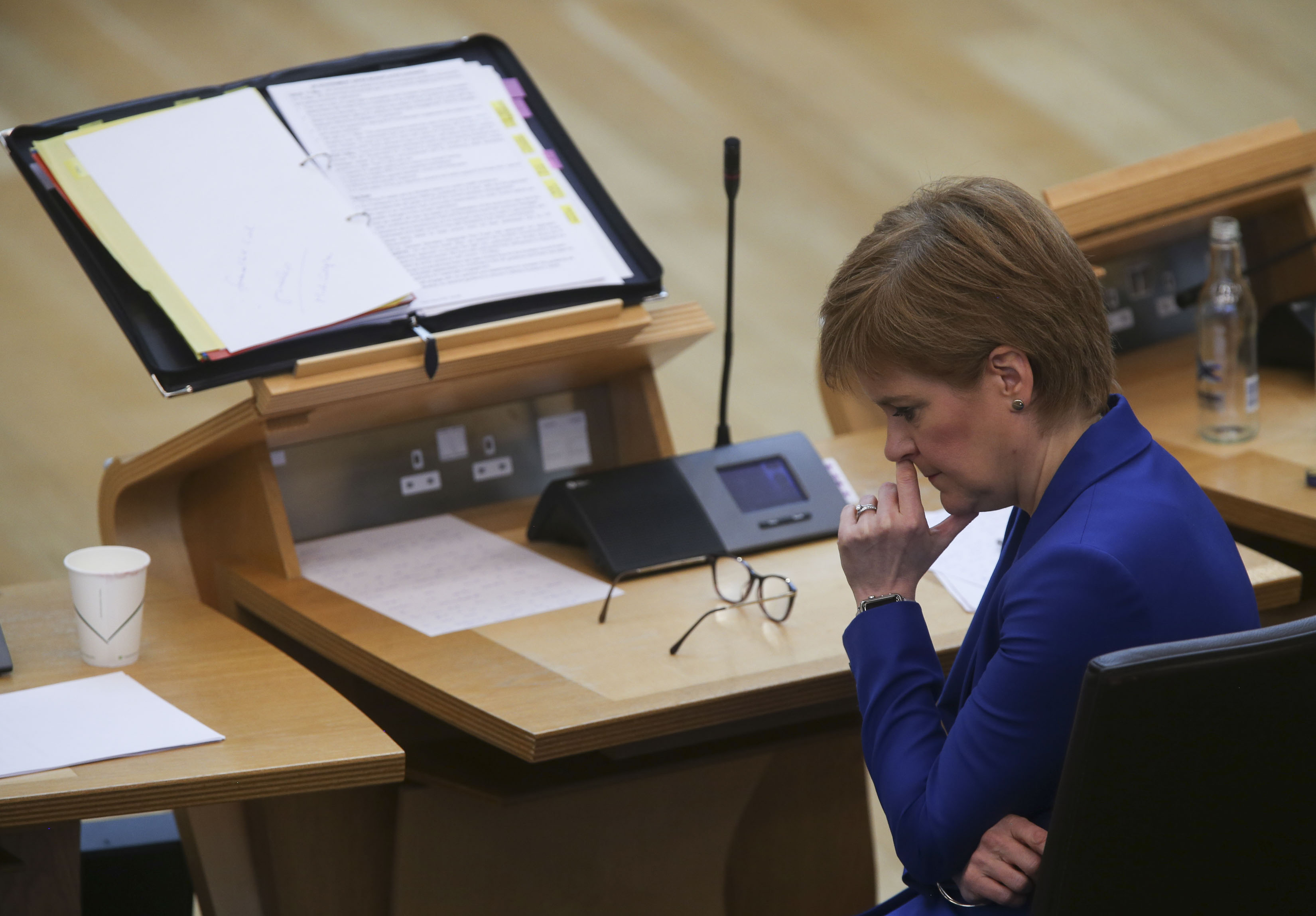 Serious injuries after train derails in Scotland, first minister says