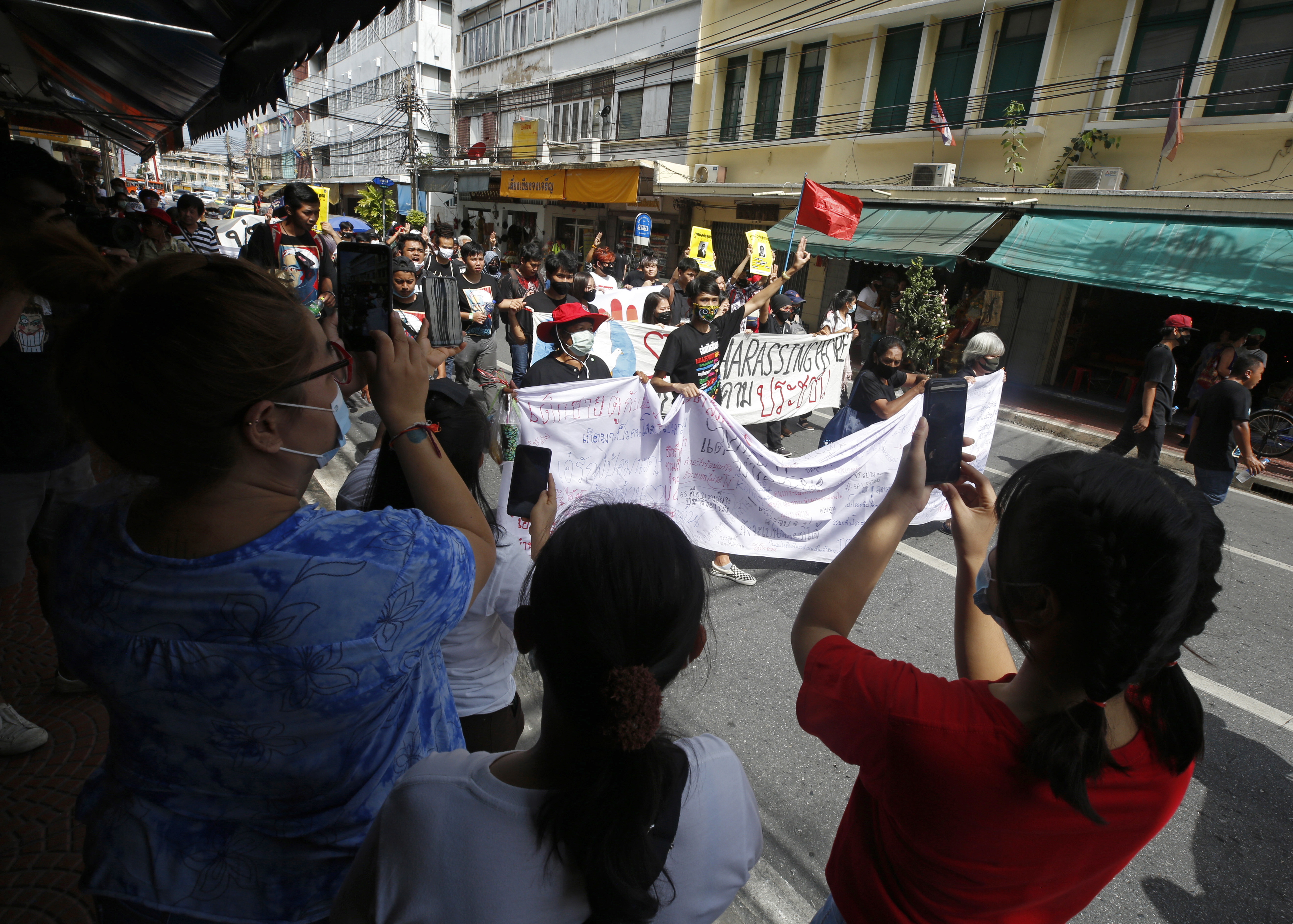 Thai police arrest student leader over anti-government protest