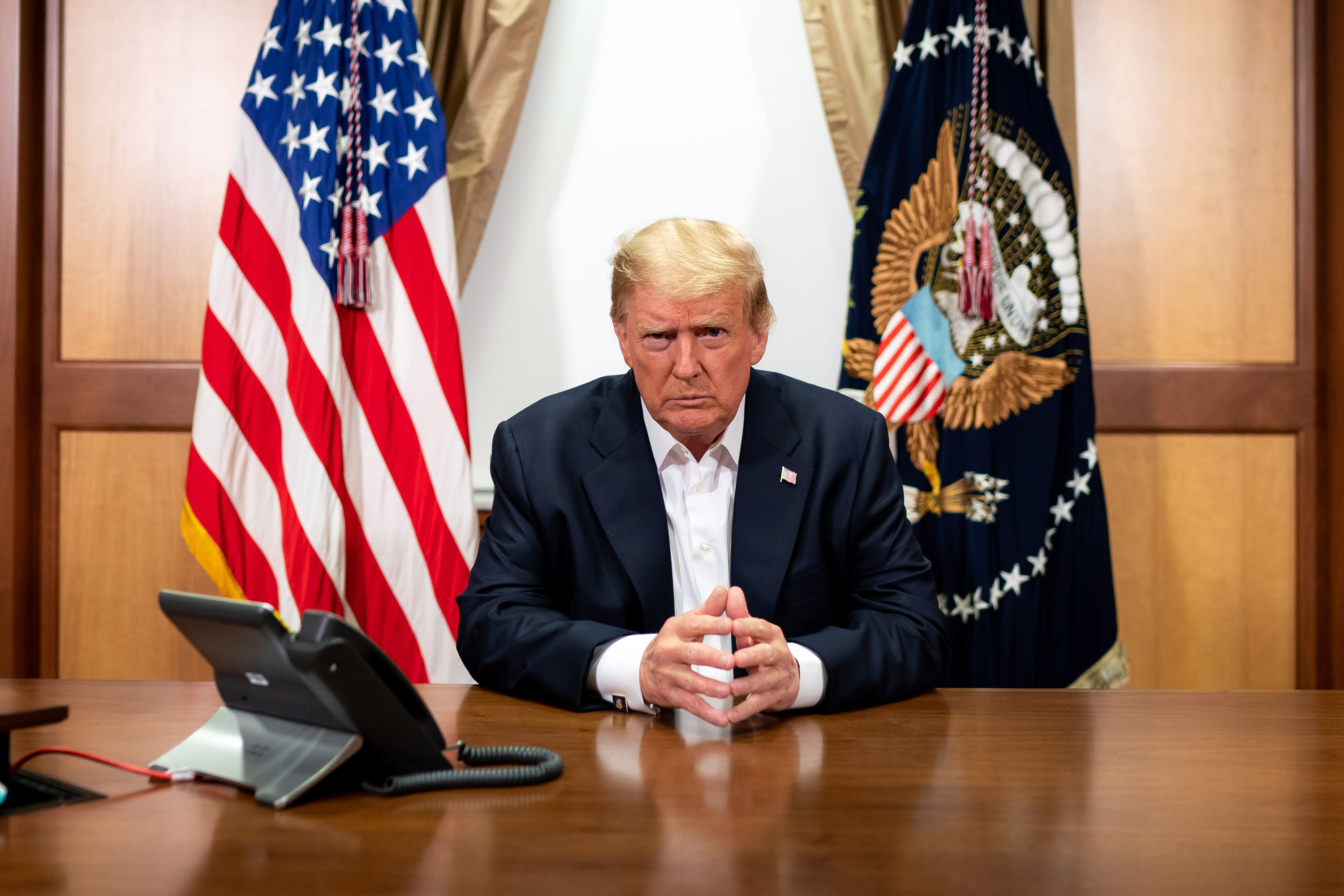Trump, positive for COVID-19, says won't participate in virtual debate