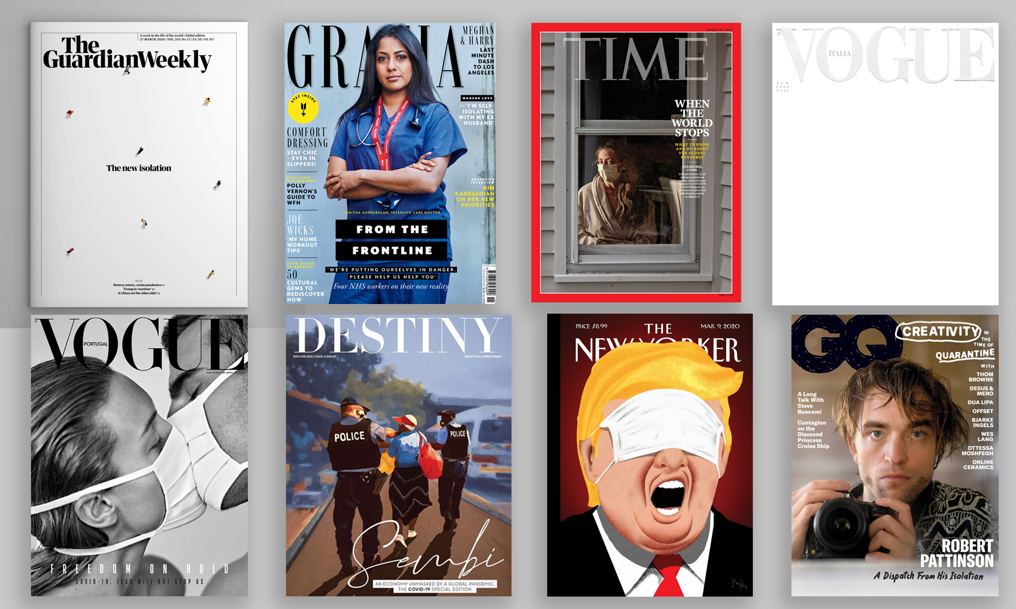 The magazines are dead. Long live their covers