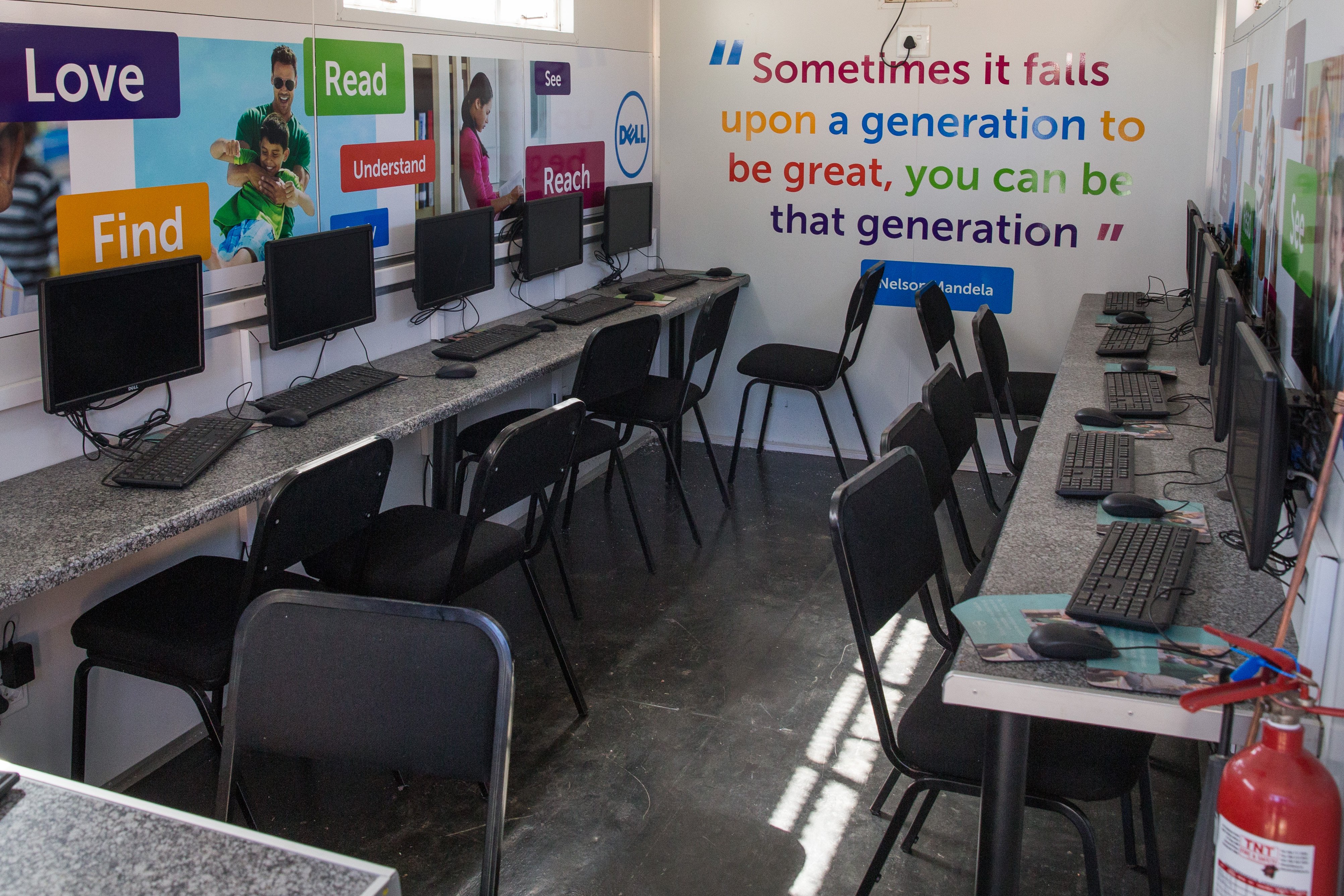 Solar-powered computer lab opens up new opportunities for students
