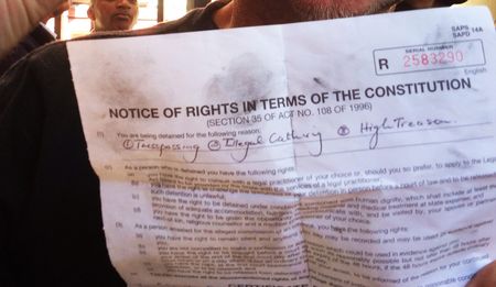 #FeesMustFall: Was 'high treason' on the cards for arrested students?
