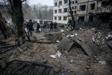 Russia launches new missile strike on Kyiv; Zelensky heads to Nordic countries after US aid bid fails