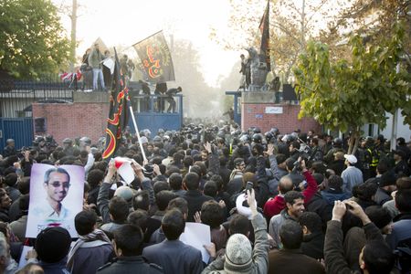Disturbing shades of 70s hostage crisis as 'students' storm UK embassy in Iran