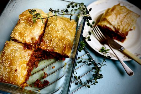 What’s cooking today: Kreatopita (Greek country pie)