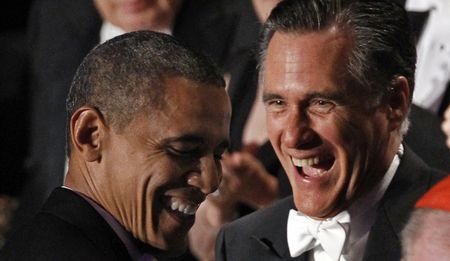 With 16 days to go, Obama and Romney neck and neck