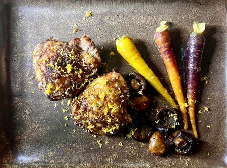 AirFryday: Golden chicken thighs in a spiced Panko crumb