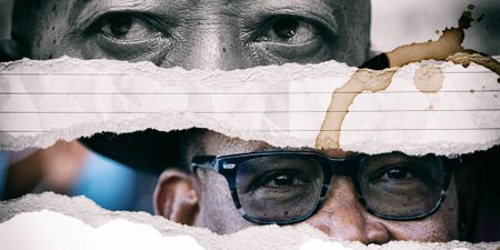 Budget Day behind the cameras and next to the EFF’s wall of revolutionary noise