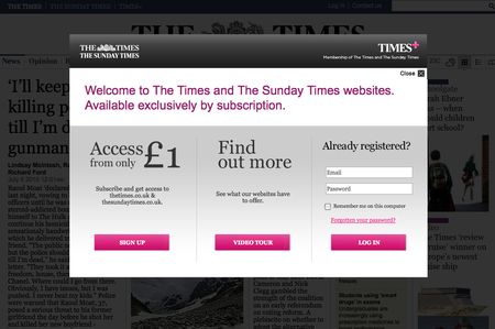 Times’ paywall sees Guardian laughing all the way into readers’ affections