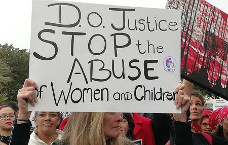 ‘I am marching for women in the future’