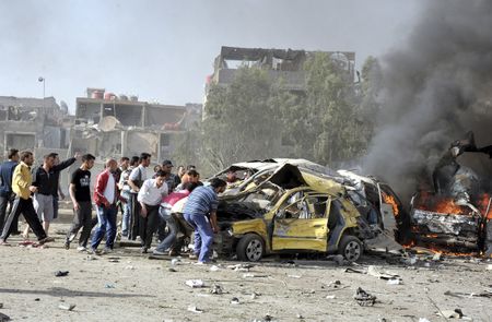 Syria suicide bombers kill 55, ceasefire in tatters