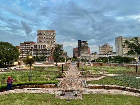 A new public art sculpture and wellness park soon to launch in Braamfontein