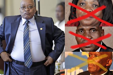 Zuma announces far-reaching cabinet reshuffle, suspends Cele