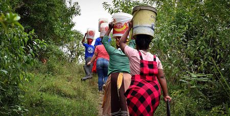 Shared gumboots, paint buckets and a long walk — how Eastern Cape women collect water