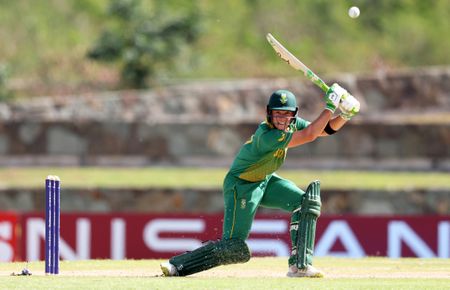Pitch perfect: Rising star Dewald Brevis has the world at his feet