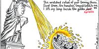 Golden Shower, Lady Liberty edition